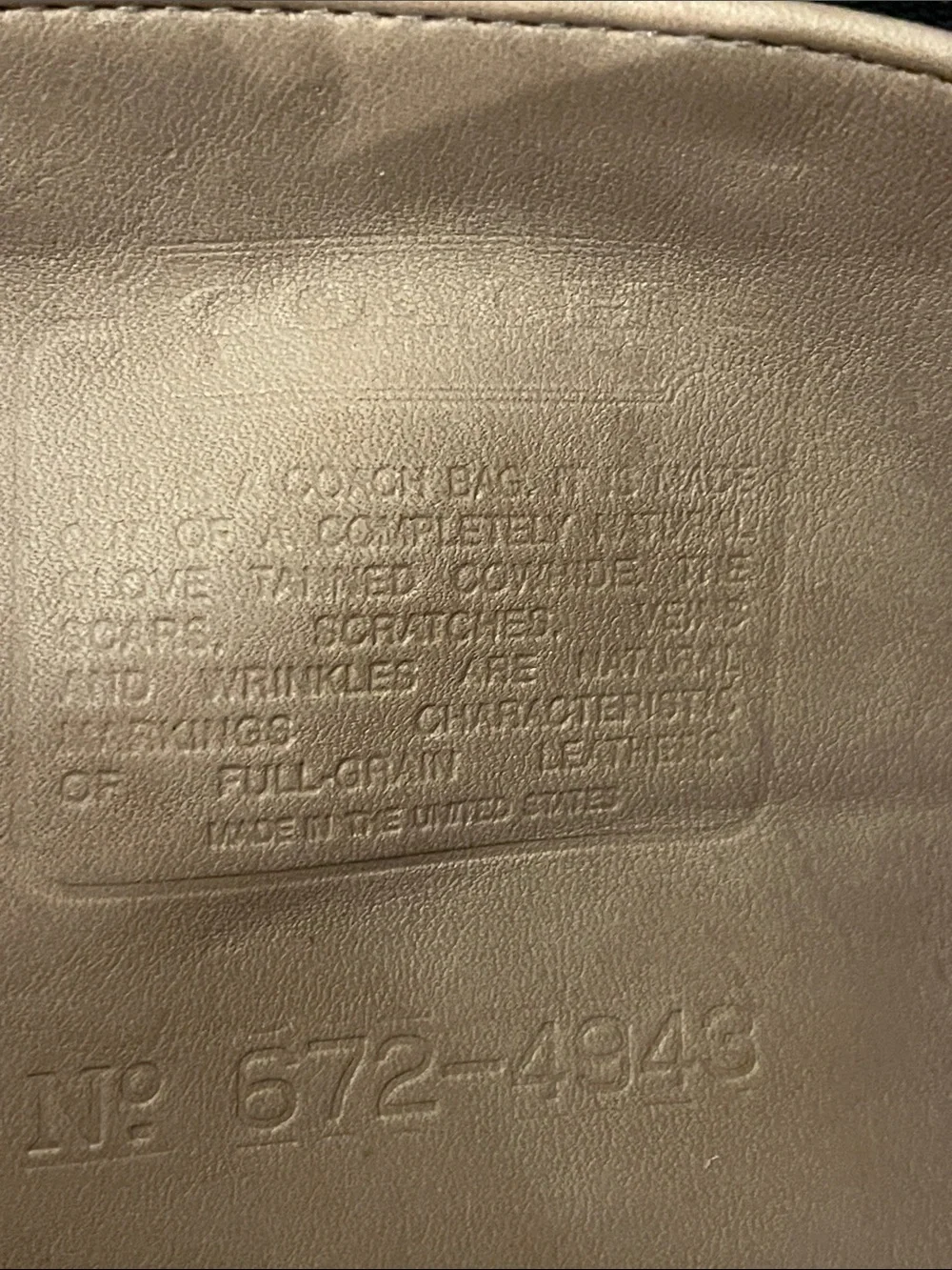 Coach Sonoma Vintage Nubuck Soft Large Bucket (Style No. 4943) with COA